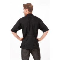 CHEF WORKS VALAIS V-SERIES S/S JACKET BLACK