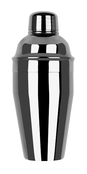 ZANZI CLASSIC CLUB COCKTAIL SHAKER 3PC GUN METAL
