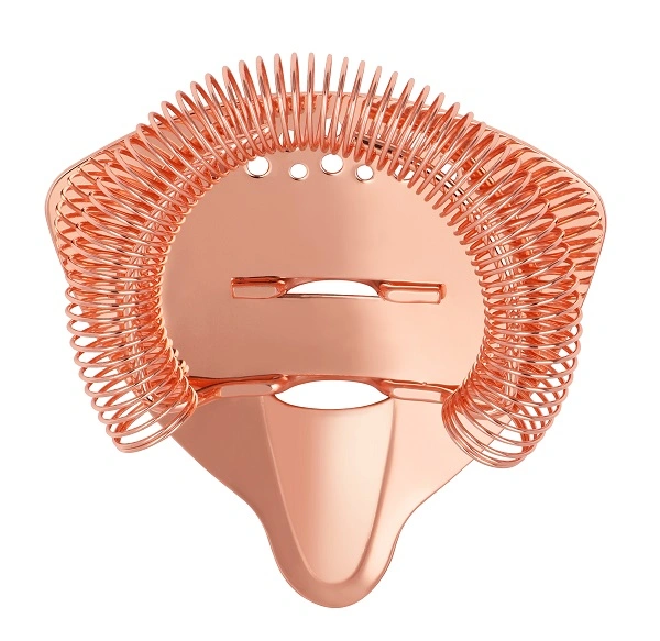 ZANZI PRO-STRAIN COCKTAIL STRAINER ROSE GOLD