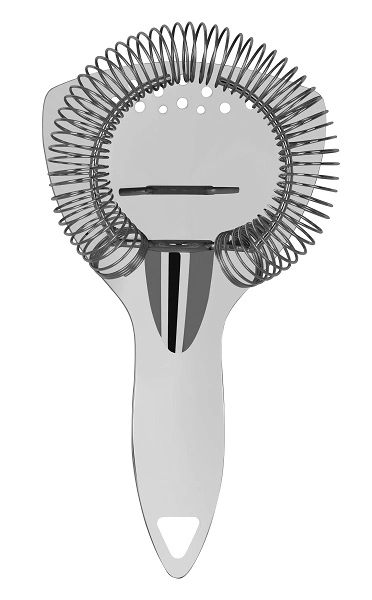 ZANZI LUXURY STRAIN COCKTAIL STRAINER W/ HANDLE S/ST