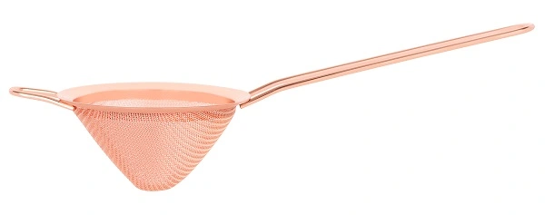 ZANZI SNUB NOSE MESH STRAINER ROSE GOLD