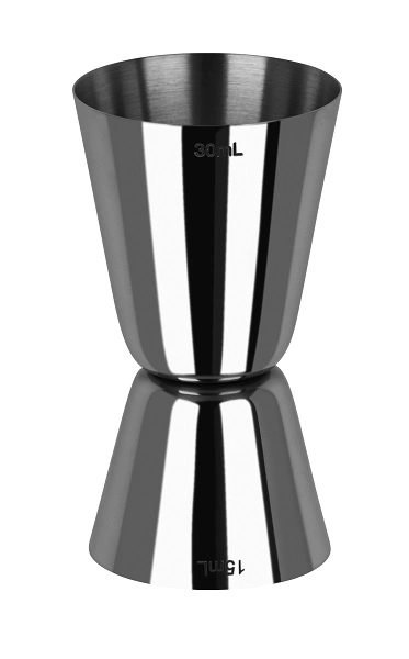 ZANZI CLASSIC STYLE JIGGER 15/30ml GUN METAL