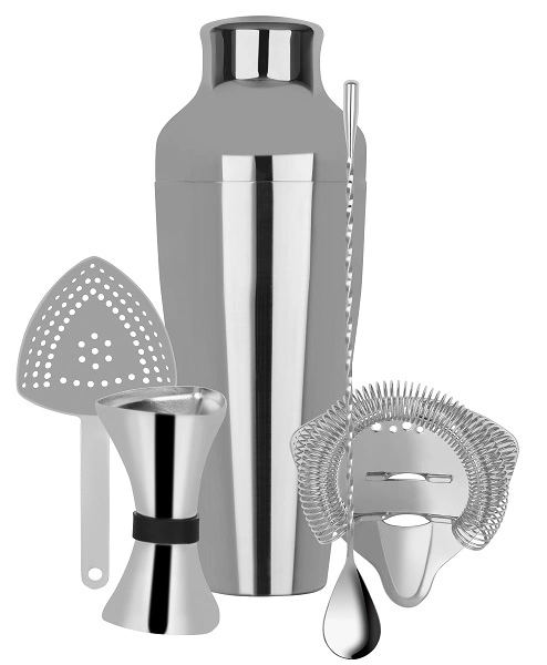 ZANZI 5PCE COCKTAIL SET S/ST