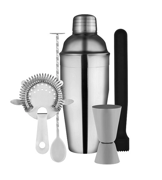ZANZI 5PCE COCKTAIL SET GIFT BOXED S/ST