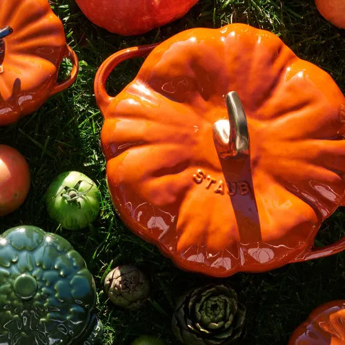 Staub Ceramic Pumpkin Cocotte 12cm – Cinnamon