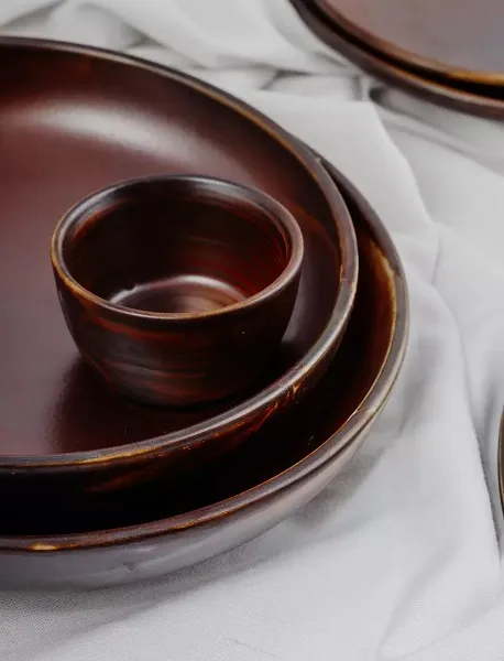 MODA PORCELAIN RAMEKIN / SAUCE DISH RUST 70mmØ x 35mmH