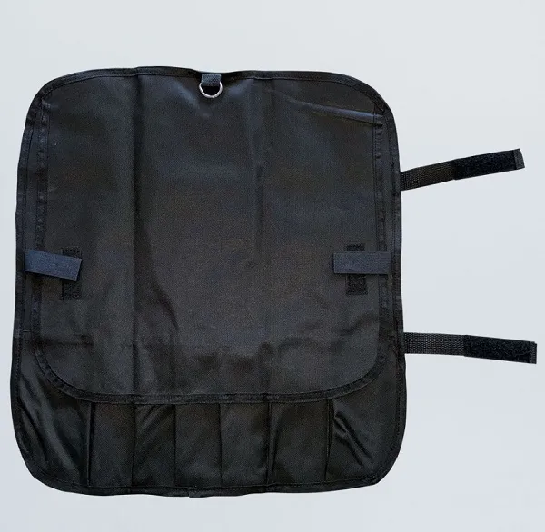 Aussie Chef Knife Wrap – Black 10 Pocket