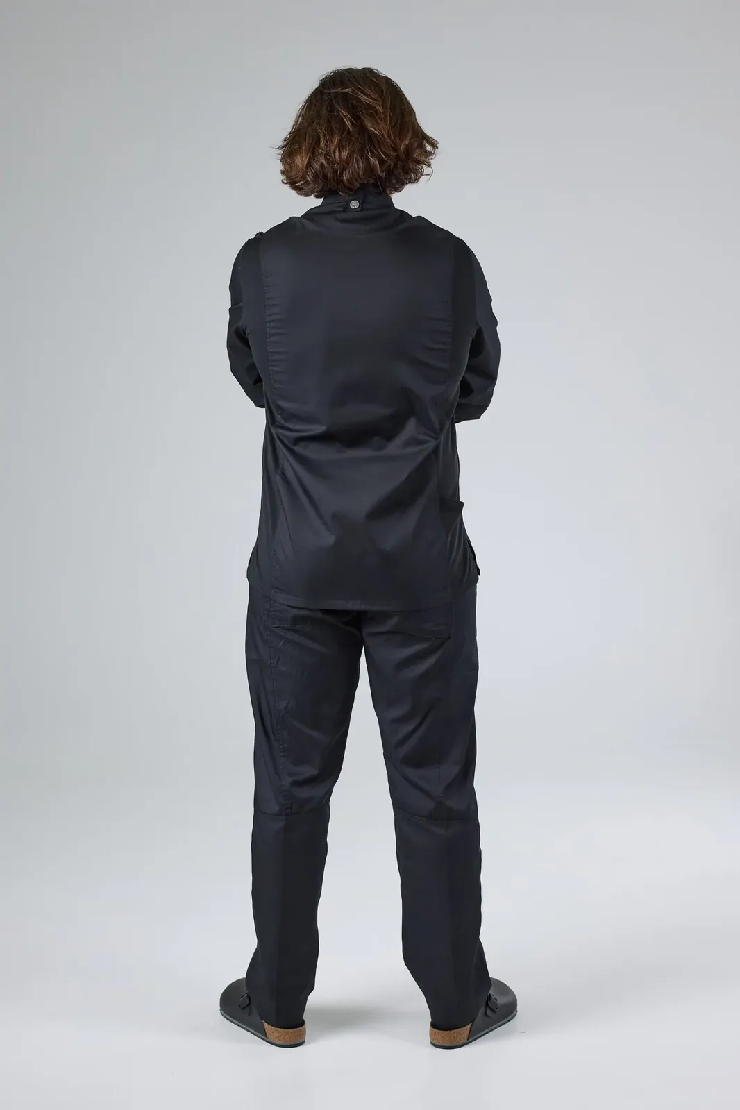 Chef Works Mens Hartford Black Zipper Jacket XS