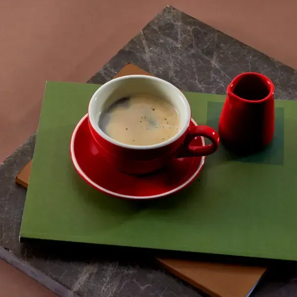 BREW FLAT WHITE CUP 160ml CHILLI / WHITE