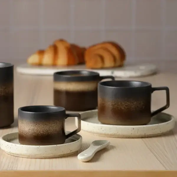Brew Tan Bark Straight Side Mug 380ml
