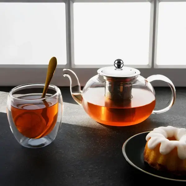 BREW INFUSION GLASS TEAPOT WITH INFUSER 800ml 