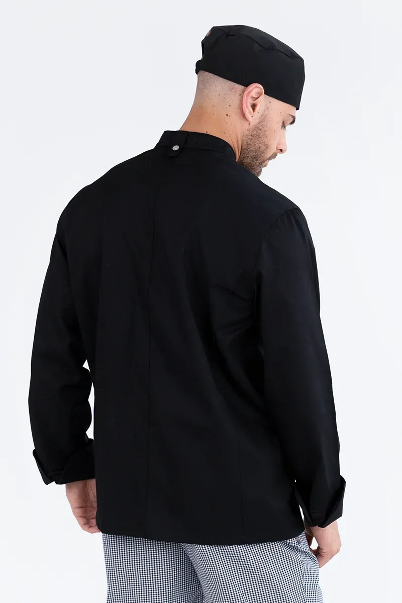 ProChef Traditional Long Sleeve Chef Jacket Black XS