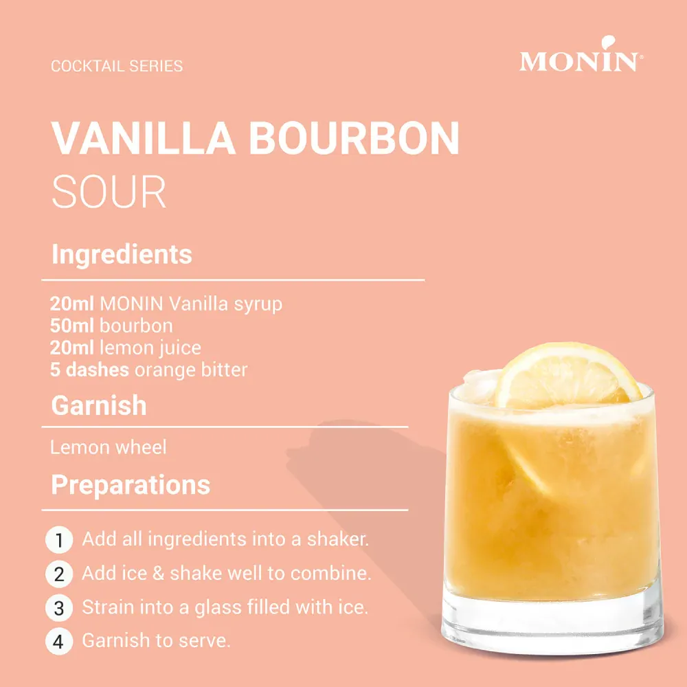 Monin Vanilla Syrup 700ml