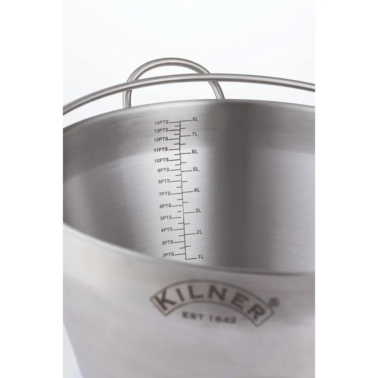KILNER ORIGINAL STAINLESS STEEL JAM PAN 8 LITRE