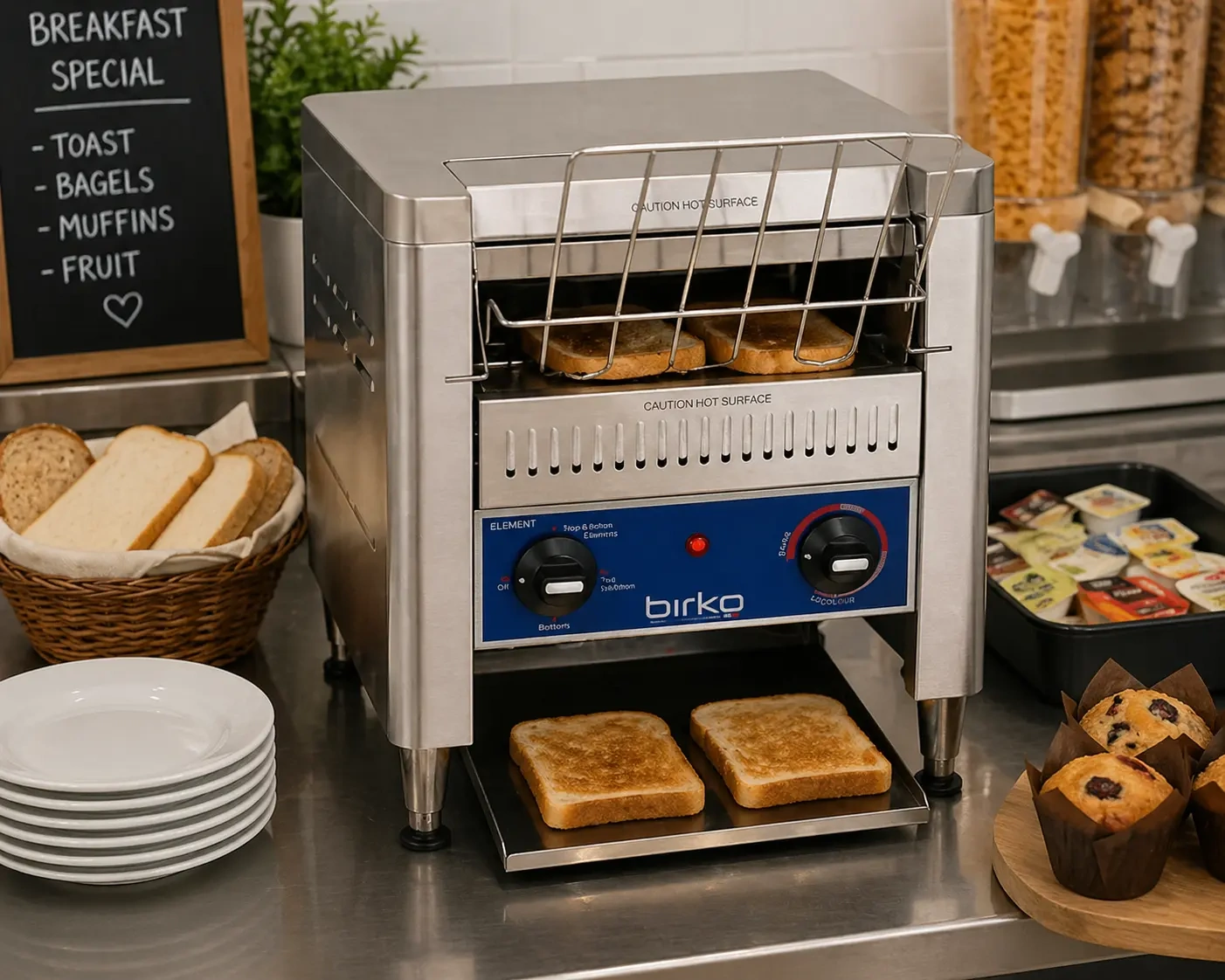 BIRKO CONVEYOR TOASTER 600 SLICE/HOUR