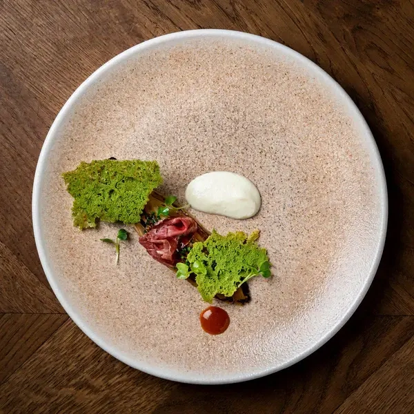 BONNA LUCA ROUND PLATE 210mmØ SALMON