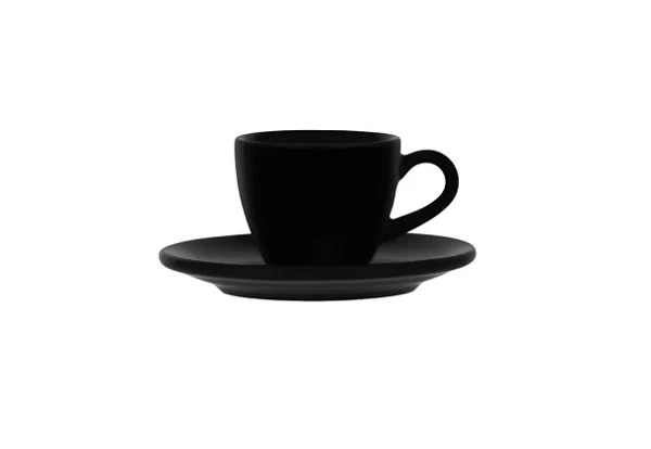 BONNA NOTTE ESPRESSO CUP SAUCER BLK 120mm