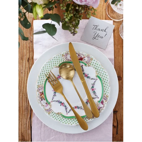 TABLEKRAFT SOHO GOLD 18/10 TABLE KNIFE 1 dozen