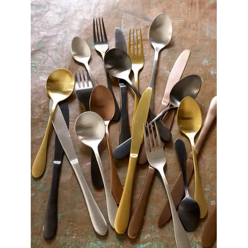 TABLEKRAFT SOHO MATT 18/10 DESSERT SPOON 1 dozen