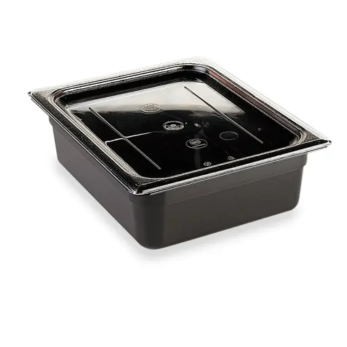 CAMBRO 1/2 x 100mm FOOD PAN 5.9 LTR BLACK
