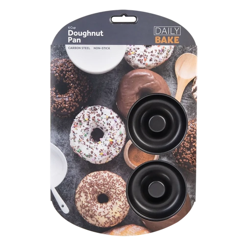D.LINE DAILY BAKE NON STICK 6 CUP DOUGHNUT PAN