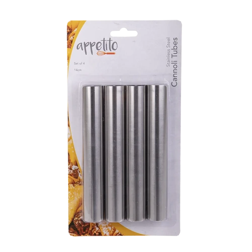 D.LINE APPETITO S/ST CANNOLI TUBES SET OF 4