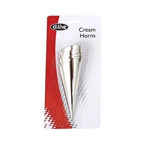 D.LINE APPETITO S/ST CREAM HORNS SET OF 6