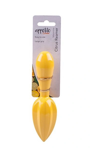 D.LINE APPETITO MELAMINE CITRUS REAMER YELLOW