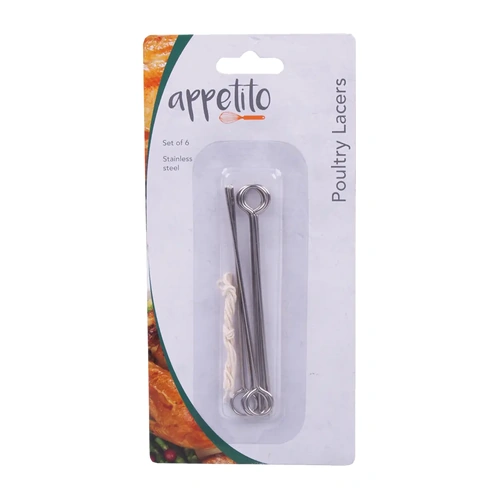 D.LINE APPETITO S/ST POULTRY LACERS SET 6