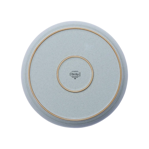 DENBY HERITAGE TERRACE POWDER BLUE COUPE PLATE 260mm