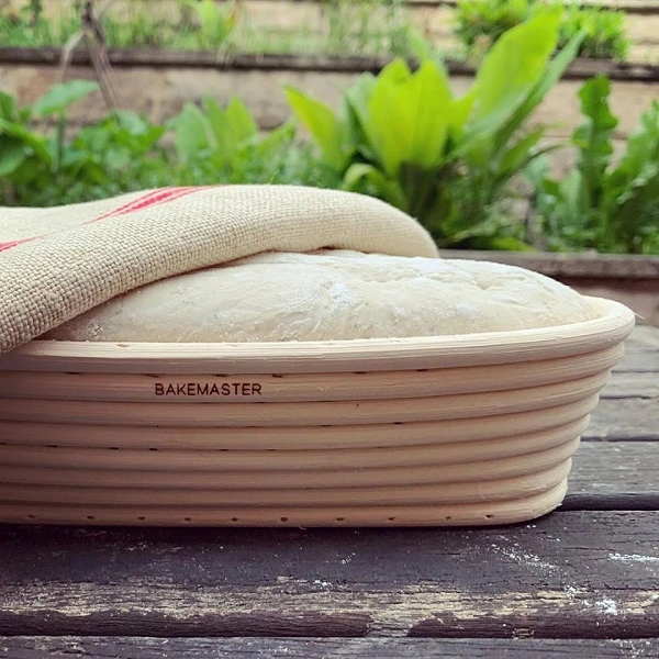 BAKEMASTER LARGE OVAL BREAD PROVING BASKET 35 x 15 x 7cm