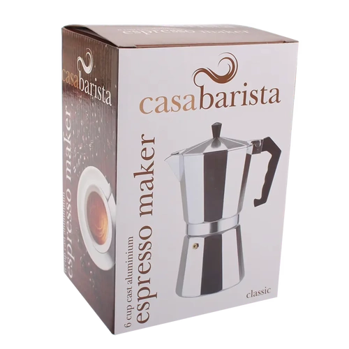 D.LINE CASABARISTA 6 CUP ALUMINIUM ESPRESSO MAKER