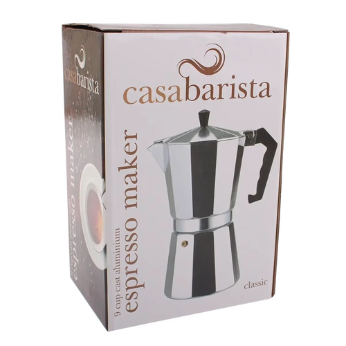 D.LINE CASABARISTA 9 CUP ALUMINIUM ESPRESSO MAKER
