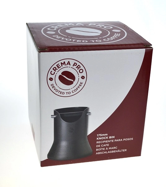 D.LINE CREMA PRO KNOCK COFFEE BIN 175mm BLACK