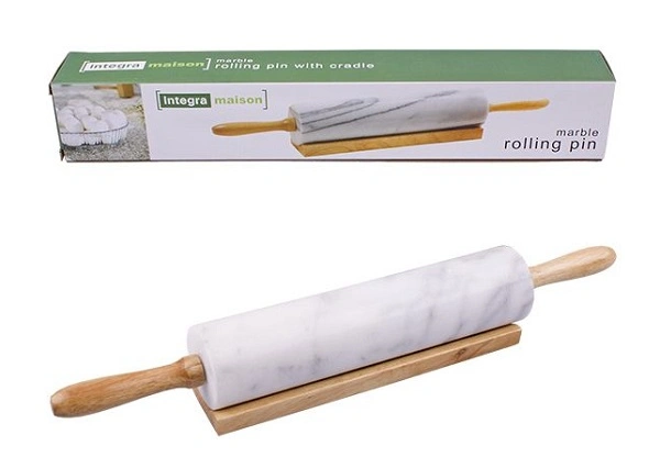 D.LINE INTEGRA GREY MARBLE ROLLING PIN