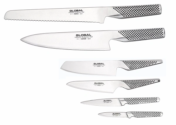 GLOBAL SYNERGY 7PC S/ST KNIFE BLOCK SET