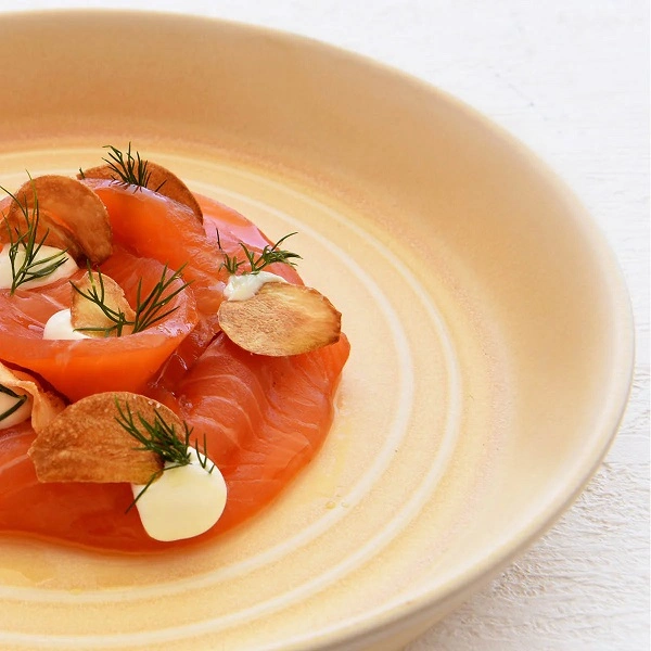 TABLEKRAFT URBAN LOFT ROUND PLATE SANDSTONE 185mmØ