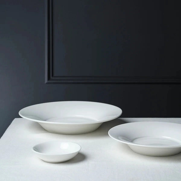 CORE WHITE FLARED SAUCE DISH 95mmØ x 22mmH