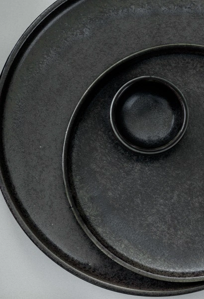 MODA PORCELAIN ROUND PLATE 290mm EARTH