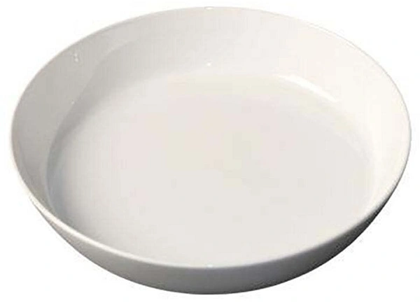 WHITE ALBUM ROUND BOWL FLARED SIDES