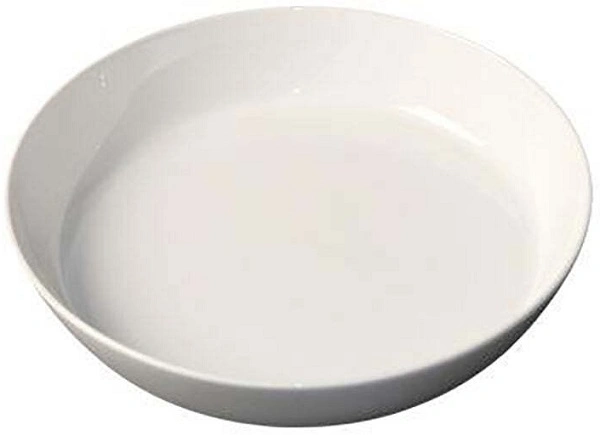 WHITE ALBUM ROUND BOWL FLARED SIDES