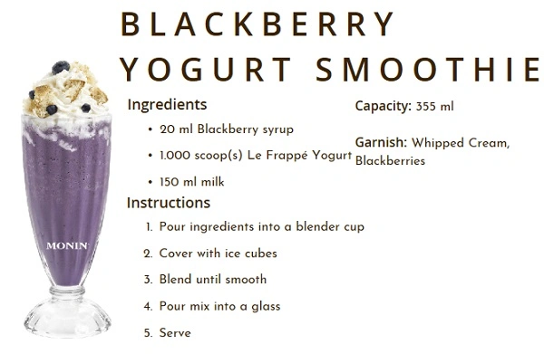 MONIN NON-ALCOHOLIC SYRUP, 700ml, BLACKBERRY