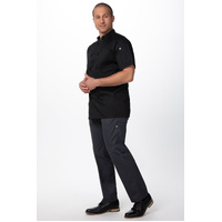 CHEF WORKS CANBERRA BLK S/S JACKET 3XL