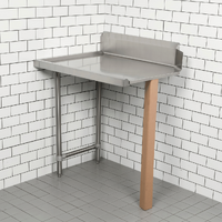 MODULAR S/ST OUTLET BENCH, RIGHT- HANDED