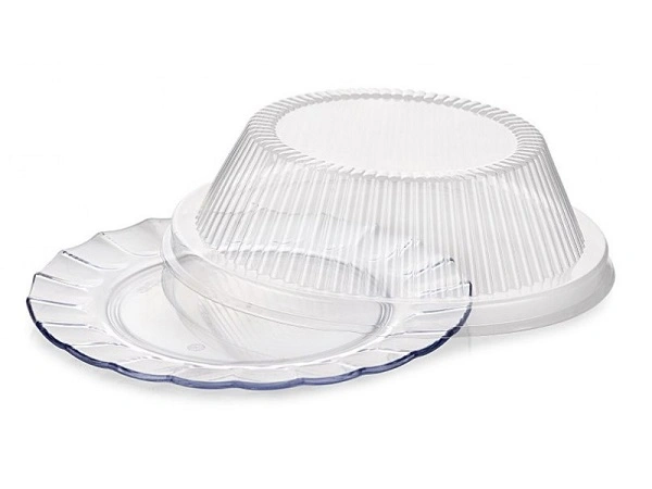 ALADDIN 165mm SIDE DISH ROUND SIDE PLATE CLEAR 80/CTN
