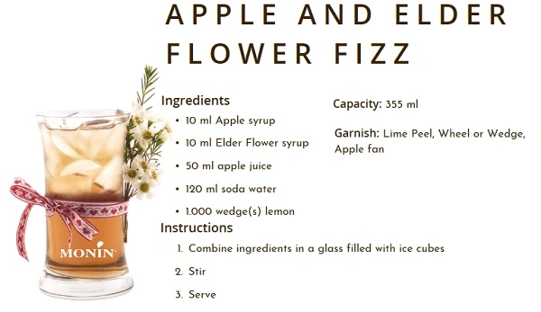 MONIN NON-ALCOHOLIC SYRUP, 700ml, ELDER FLOWER