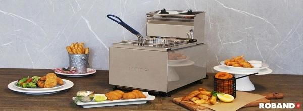 ROBAND SINGLE PAN BENCH TOP FRYER 8 LTR PAN