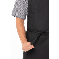 CHEF WORKS CROSS OVER BIB APRON BLACK
