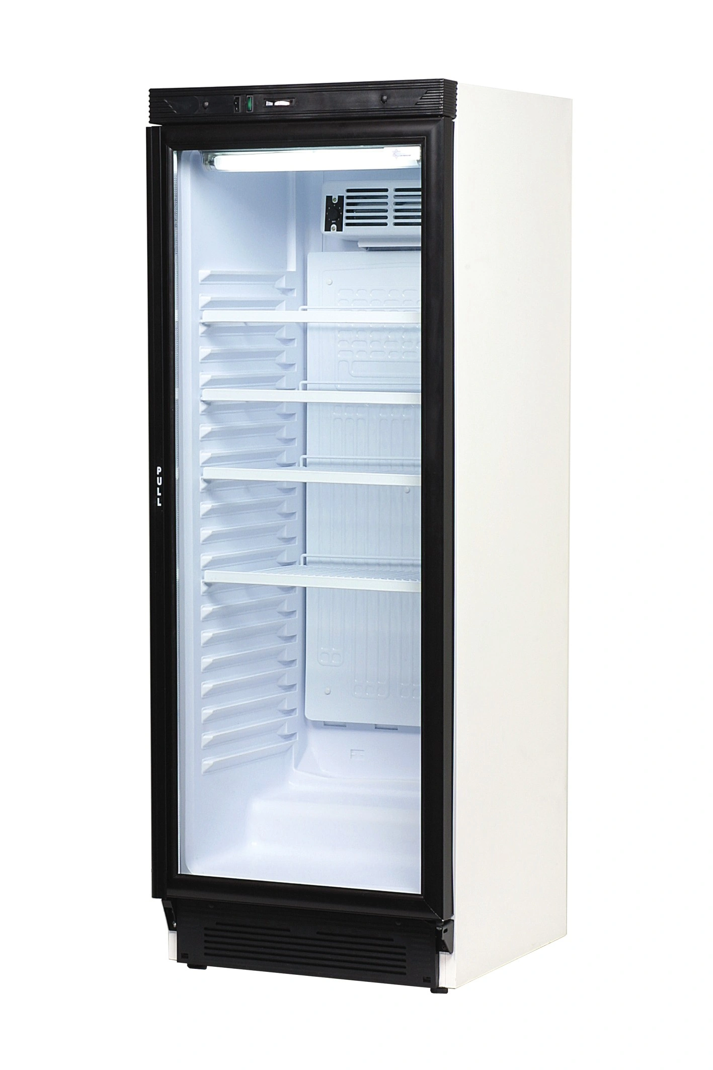 BROMIC UPRIGHT DISPLAY FRIDGE FLAT GLASS 290 LITRE