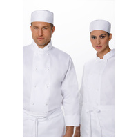CHEF WORKS MURRAY L/S CHEF JACKET WHITE XS